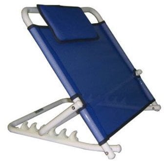 Motionperformance Essentials Heavy Duty Deluxe Disability Healthcare Adjustable Fabric Bed Back Rest Bed Support (Blue)