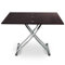 Menzzo B2219S Carrera Table Basse Relevable Bois Wenge 77 x 105 x 55 cm