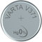 VARTA 14501371 - Batteria a bottone V371 da 1,5 Volt, capacità 44 mAh, sistema chimico Ossido d'argento, per dispositivi elettronici quotidiani per garantire un'alimentazione ottimale