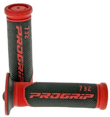 Lenkergriffe/Griffgummi PROGRIP 732 Road - schwarz/rot [Ø 22mm]