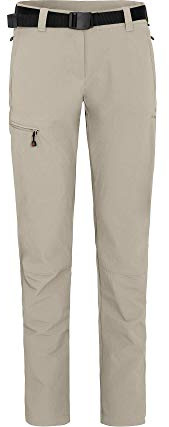 Bergson MENA (Slim) | Damen Wanderhose, vielseitig, pflegeleicht, Feather Gray [743], 48 - Damen