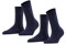 ESPRIT Femme Uni Multipack W So Coton Unies Chaussettes, Bleu Marine 6120, 39-42 EU