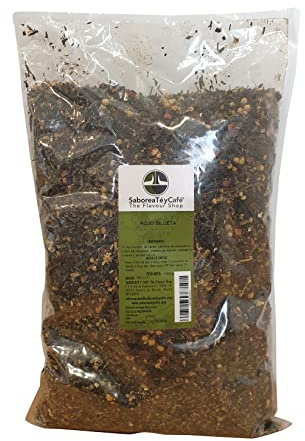 SABOREATE Y CAFE THE FLAVOUR SHOP Té Rojo Silueta Pu Erh Yunnan China en Hebra Hoja Granel Infusiones Naturales Adelgazantes 1 kilogramo