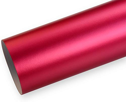 Neoxxim 26.64€/m2 Premium - Auto Folie - Chrom MATT Pink Ice 30 x 150 cm - blasenfrei mit Luftkanälen ca. 0,16mm dick selbstklebend flexibel