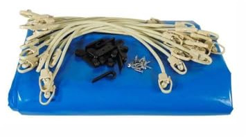 Ubbink Winter- und Sicherheitsplane - 550g - 350x650 cm - Norm NF P 90-308