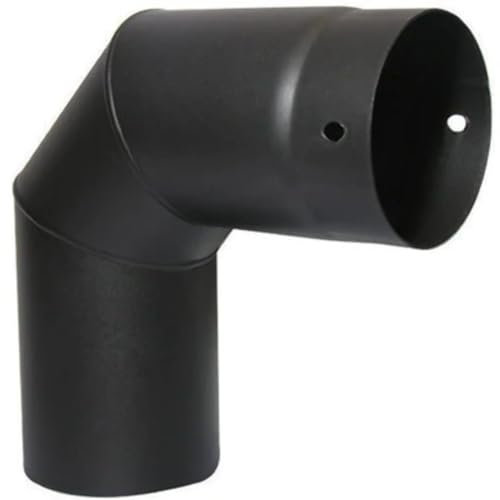 A.L.A 409-F220-120 Curva porcellanata 90° per stufe a Legna 120mm, Multicolore