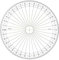 MINERVA Vollkreis Winkelmesser, Grad 360°, 15 cm, transparent