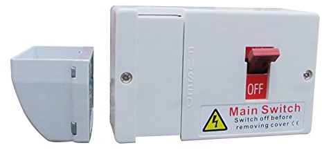 Fused Main Switch with 80A & 100A Fuses & cable shroud AD100FMS by LVE