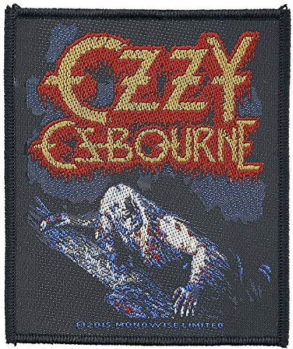 Ozzy Osbourne Bark at The Moon Patch Heavy Metal Band Woven Sew On Applique Black