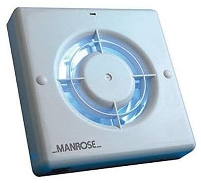 2 X Manrose XF100LV 12V Low Voltage Extractor Fan - 100mm/4 - Suitable for Wall or Ceiling Mounting