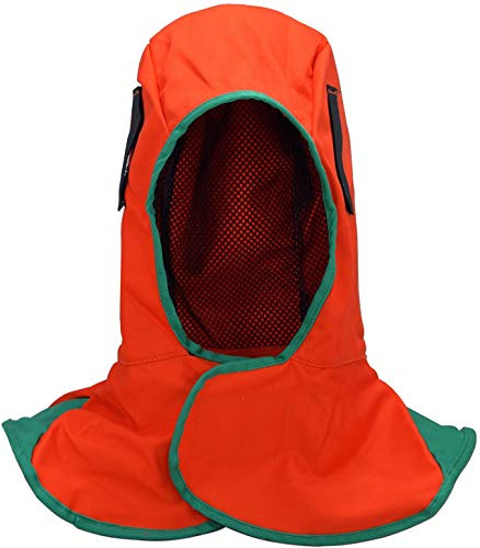 RIVERWELD Welding Hood Flame Retardant Fabric Orange Color | for Welders Match Welding Helmet Work Safety Equipment Gear Head Protection