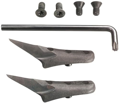 Klein Tools 72 Replacement Pole Climbing Gaffs, Made in USA, for 1972AR Series, Includes TORX Screws, and Wrench