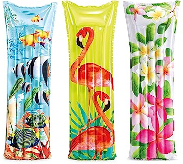 Intex Inflatable Fashion Air Mat, 72 x 27 (Colours May Vary), by Intex