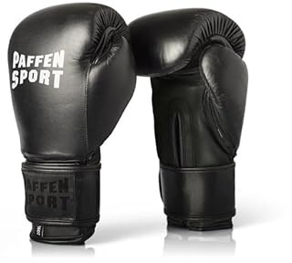 PAFFEN SPORT «Pro Klett» Boxhandschuhe aus echtem Leder für das Training