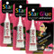 3packs of Star Eyelash Glue for Strip Lashes (Clear) 7g (1/4oz) by Star