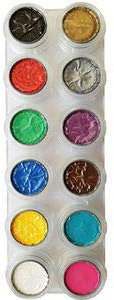 Grimas Maquillaje al Agua (Pure) 12A Paleta 2.5ml