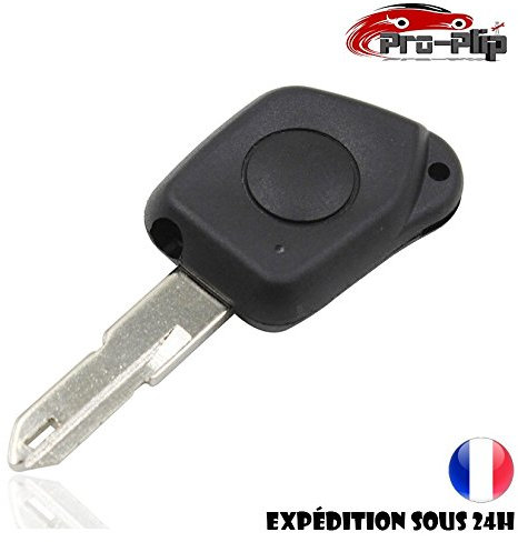 Clé Plip Compatible avec 106 206 306 406 205 405 1 Bouton Coque @Pro-Plip