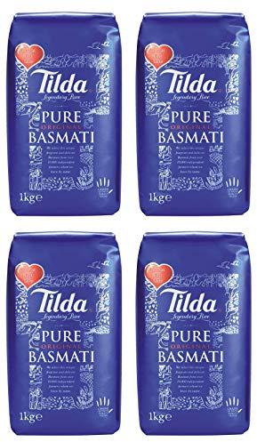 Tilda Pure Original Basmati Rice, 4er Pack