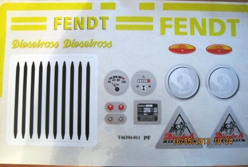 Big Aufklebersatz Fendt Dieselross