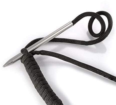 Paracord Nadel im 3er Set, Edelstahl Strick-Nadel für Paracord 550 Seile, 5 mm Flecht-Nadel