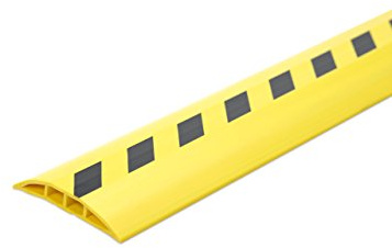 EHA Kabelbrücke, 75 mm breit, 1,5 m Set inklusiv Klebeband, gelb/schwarz, 40902