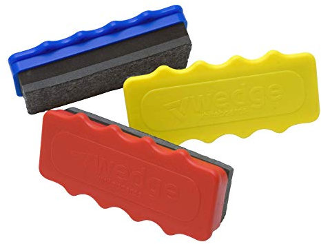 Pack of 3 Magnetic Whiteboard Rubbers/Eraser/Duster/Rubber- Removes Dry Wipe Pen from White Board and Chalk from Blackboard Chalkboard, for Kids/Children