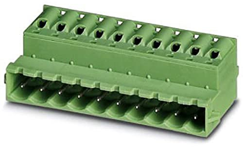 PHOENIX CONTACT FKIC 2,5/6-ST-5,08-RN Leiterplattenstecker, Grün, 2.5mm² Nennquerschnitt, 6 Anzahl der Anschlüsse, FKIC 2,5/..-ST Artikelfamilie-RN Artikelfamilie, 5.08mm Rastermaß, 50 Stück