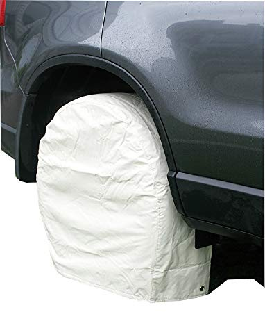 HBCOLLECTION 2 Housses pour Roues pneus Fourgon Camping-Car (diam 76-81cm)