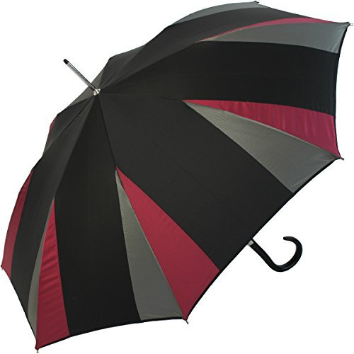 Doppler Manufaktur Damen Stockschirm Elegance VIP Automatik - Corner Silver Berry