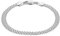 Tuscany Silver Damen Armband Sterling Silber 4 Strang Bismarck 19cm/7.5zoll