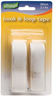 Ultratape | Hook & Loop Tape | White - 1m x 2