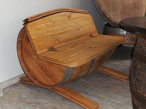JUNIT Fasssitzbank - Silvaner aus massivem gebrauchten Eichenholzfass