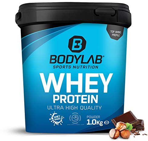 Bodylab24 Whey Protein Pulver, Haselnuss-Schokolade, 1kg