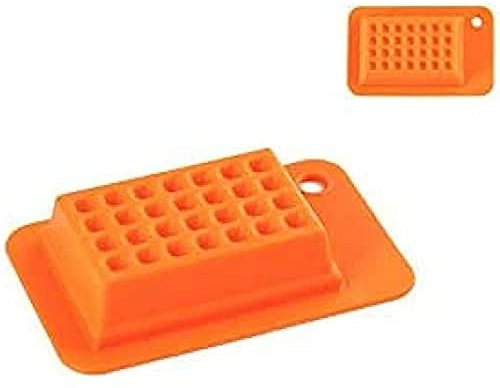 Home 8665100 Set 3 x 3 moules Waffles Silicone Choco pâtisserie et cake design