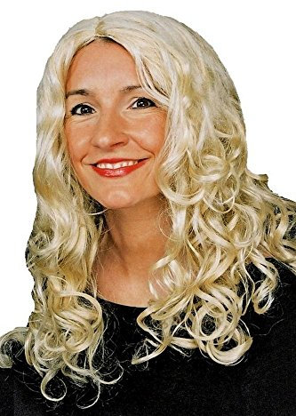Perücke Joy, Lange Locken, Blond