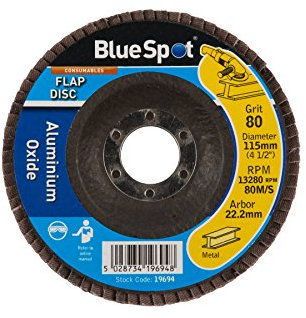 BlueSpot Tools B/S19694 Flap Discs & Wheels, Brown
