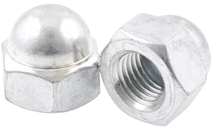 Hutmutter M12 x 1.5 Chrom, 2 Stück, geschlossene Mutter mit Feingewinde | 2 Hutmuttern in Chrom, M12 x 1.5 Feingewinde; geschlossene Muttern als 2er-Set zur Auswahl nach Gewindemaß und Stückzahl.