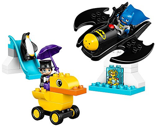 LEGO DUPLO DC Comics Super Heroes Batman Batwing Adventure 10823, Preschool, Pre-Kindergarten, Large Building Block Toys