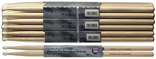 STAGG Drumsticks, 7A, Hickory, Nylontip