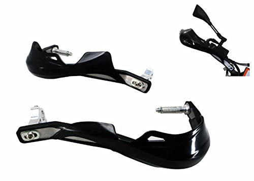 Schwarz Motorrad Hand Handschützer Handprotektoren Mit Aluminium Einsätze Atv Quad Motorrad Motocross Trail Supermoto