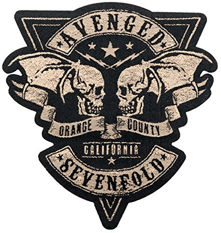Avenged Sevenfold Aufnäher - Orange County Cut Out Patch - Gewebt & Lizenziert !!