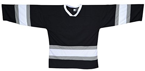SHER-Wood NHL Style Trikot - LA, Größe:M, Farbe:schwarz
