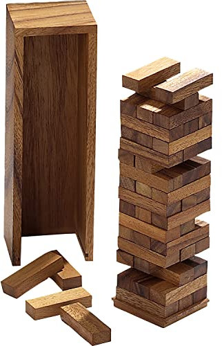 Philos 6002 - Verflixter Turm, klein, Höhe 23,5 cm, Geschicklichkeitsspiel