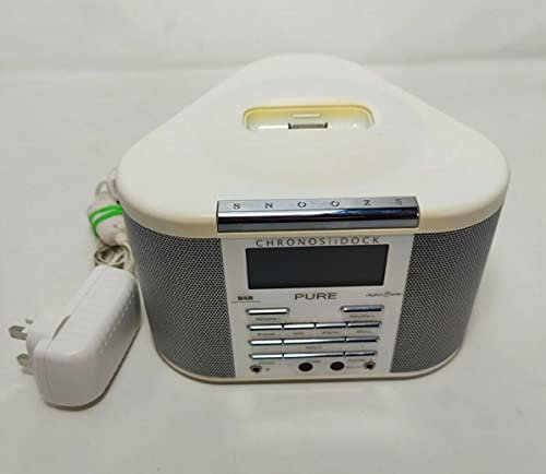 PURE Chronos iDock DAB/FM Clock Radio with iPod Dock - Black