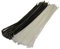 50 X Mixed Black White Cable Ties 300Mm X 4.8Mm Zip Tie Bases