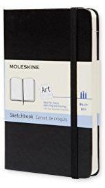 Moleskine Pocket - Skizzenbuch - Fester Einband - Schwarz