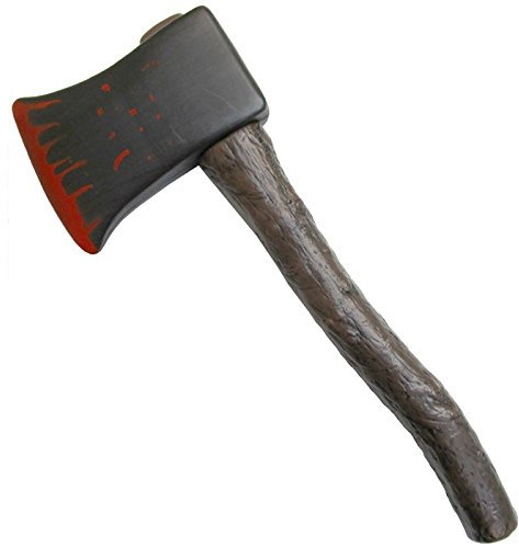 Nuevo hacha de mano con sangre, plástico, 40 cm, una pieza