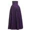 BLESSUME Vittoriano Steampunk Gonna Donna Gothic Lunga Skirt Wiat Elastico (S, Viola)