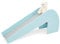 PINOLINO Indoor-Rutsche 'Lotta', mint/grau
