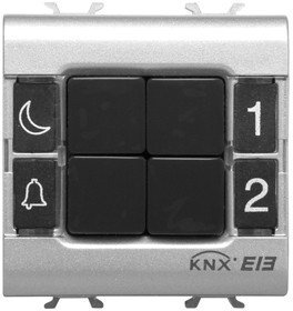 KNX-TASTSENSOR 4-F SCHWARZ